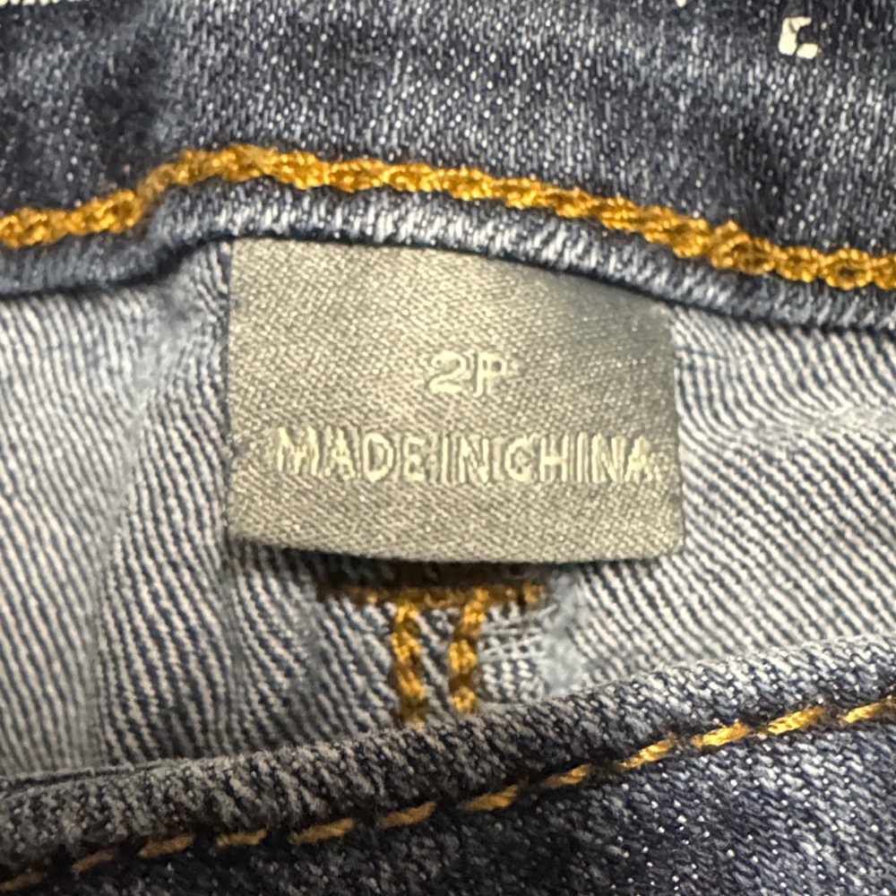 Natural Reflections Dark Blue Straight Leg Women's Jeans